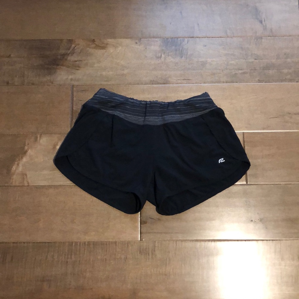 Black athletic shorts